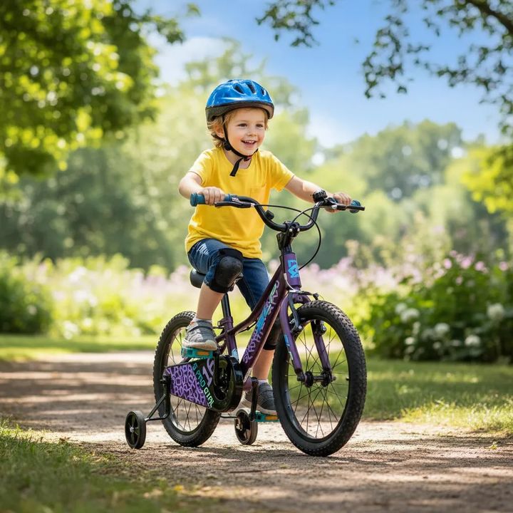 Bicicleta Infantil Rodado 16'' Slp 5 Pro Girl 2026 C/ Ruedas Violeta - Vista 4