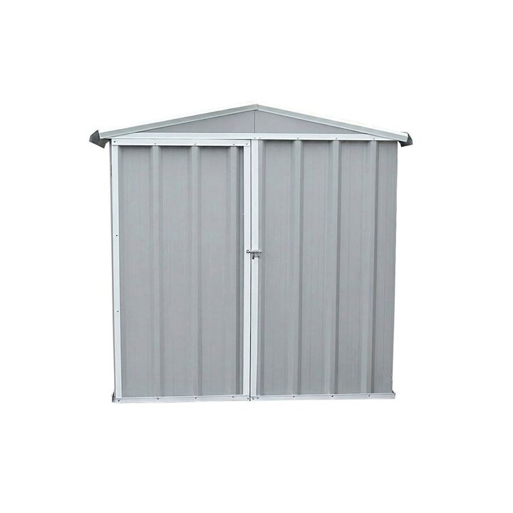 Armario Deposito Galpon de jardin Casi 2x2x2 Gris DON ACERO - Vista 1