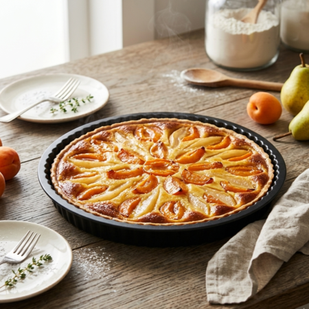 Tartera De Silicona Apta Horno 30 Cm Antiadherente Aston Negro