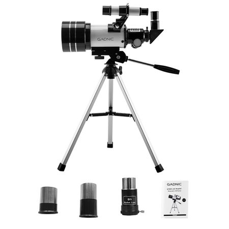 Telescopio Reflector Gadnic 300x70 Fácil De Montar