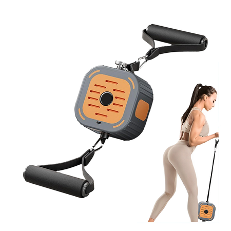 Ejercitador Traccion Banda Power Pump Melfit Entrenamiento Color Gris