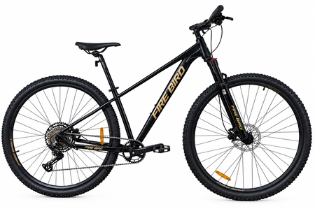 Bicicleta Fire Bird X-Sport _ Negro-Talle: 18"-M _Cuadro de aluminio _Frenos Hidraulicos _MonoPlato 1x12 _ Rodado 32”