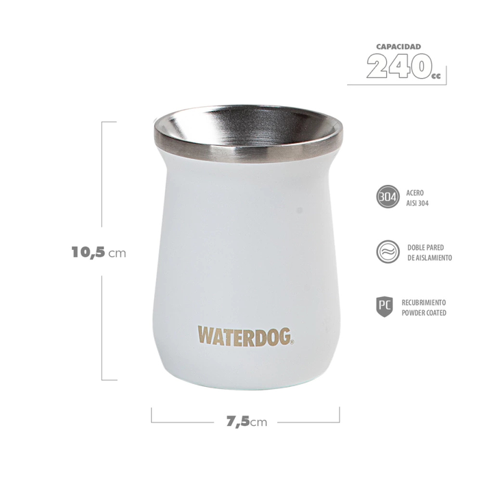 MATE WATERDOG 240CC MUNDIAL (C:BLANCO ZOILO240WHWC) - Vista 4