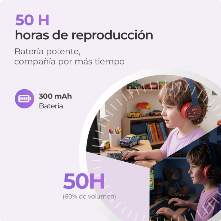 Auricular Infantil Havit Luz Rgb Y Microfono - Vista 9