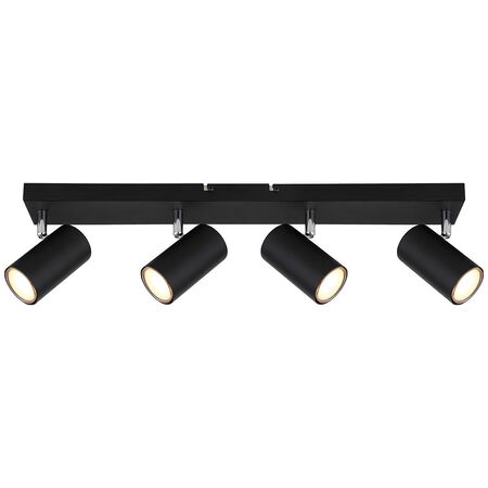 Aplique de Interior Etheos Barral 4 Spot Negro