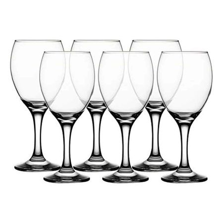 Set X 6 Copa Copon Vaso Vino Vidrio con pie Pasabahce Imperial