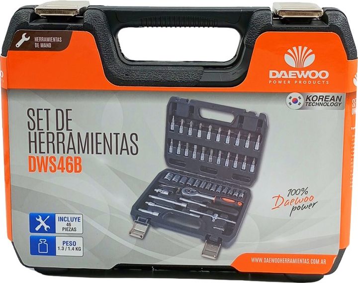 Set Llaves Tubo Daewoo 46 Piezas Dws46B - Vista 5