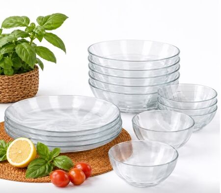 Set de vajilla de vidrio Vint