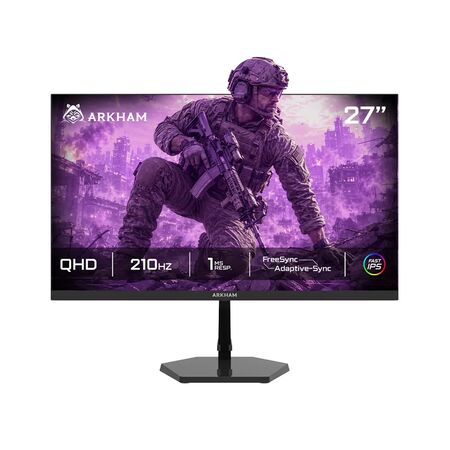 Monitor 27 Arkham 210Hz Fast Ips QHD 1ms DP HDMI