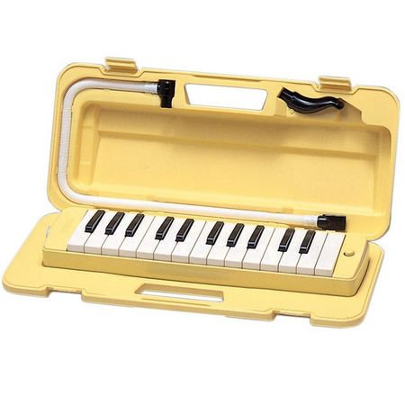 Melódica 25 notas Yamaha P25F con estuche amarillo