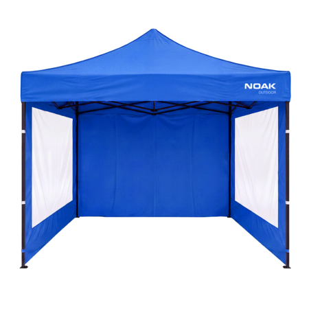 Gazebo 3x3 Metros NOAK Estructura de Acero Techo de Tela Oxford 600D y Paredes
