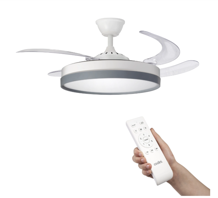 Ventilador de Techo Retráctil Línea Premium Blanco - CODINI - Vista 3