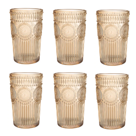 SET X 6 VASOS MARGARITA DORÉ ETXE (009634)