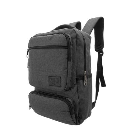 Mochila Everlast Ejecutiva para notebook hasta 15.6" pulgadas Color Gris Oscuro con negro