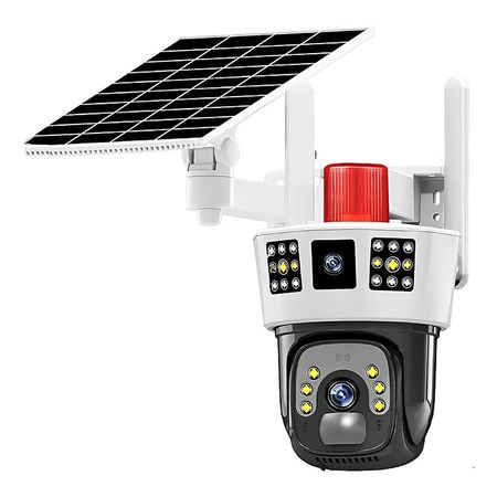 Camara De Seguridad Wifi Con Panel Solar Ptz 128 Gb