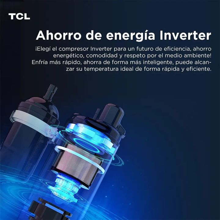Aire Acondicionado Split TCL 6400w Inverter AI Frio Calor R32 TACA6400FCSD-AI - Vista 5
