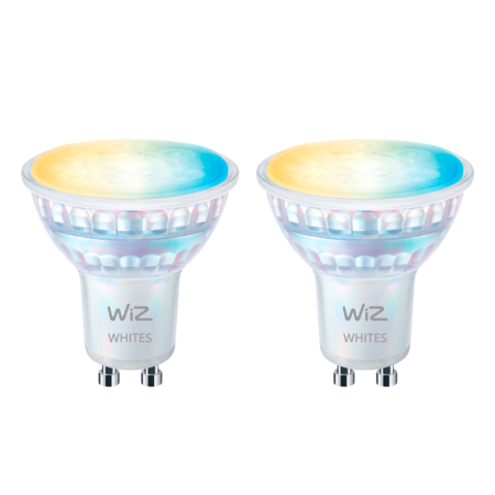 Wiz Lampara Led Dicroica Wifi Rgb Gu10 Calida/Fria Smart X2