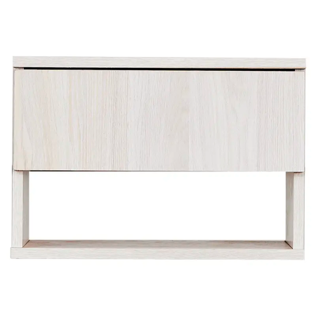 Mesa De Luz Flotante X2 Platinum 963 1 Cajon Gris Andino