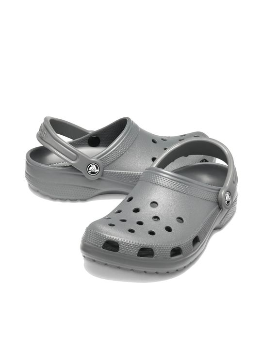 Zuecos Crocs Classic Unisex Moda Gris - Vista 3