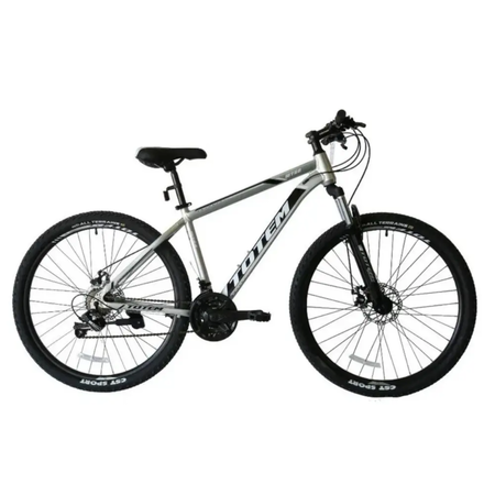 Bicicleta MTB Totem R29 21V Talle S Shimano Plata