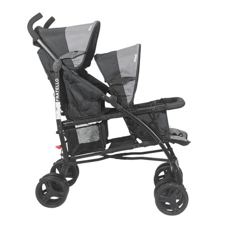 Cochecito doble Fratello Infanti gris