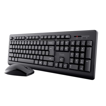 Kit teclado y mouse Trust Primo negro 25433