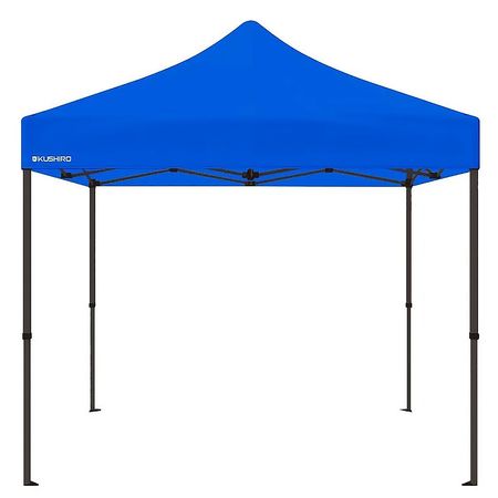 Gazebo plegable azul de acero 3m x 3m Kushiro FGEI-01AZ