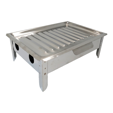 Brasero De Mesa Acero Inox. Brogas 5004