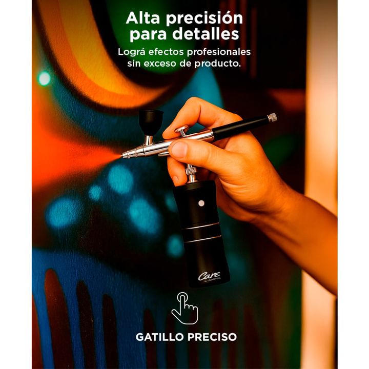 Mini Compresor Gadnic Aerógrafo Facial Manicura - Vista 5