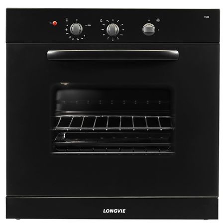 Horno Longvie 60x60cm Grafito Grill Timer Termostato Encendido