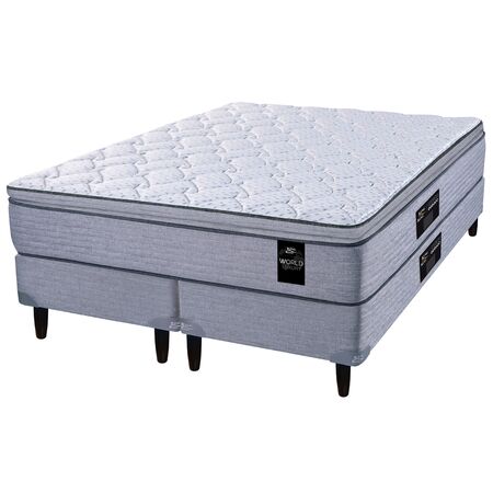 Colchon y Sommier King Koil Kensington King 180x200x27 Resortes Pocket y Pillow Firme