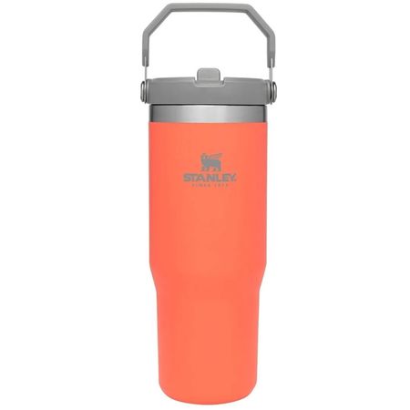 Botella Termica Flip Straw Tumbler Coral 887 Ml Stanley ((10-09993-028)