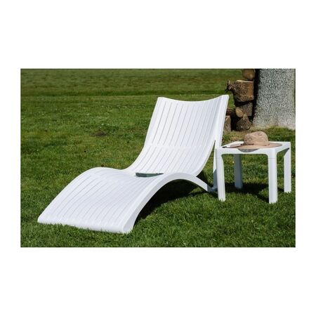 Reposera Lotus Blanca