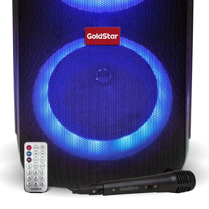 Sistema De Audio Multimedia Goldstar Potencia 2500w P.m.p.o. - Bateria Recargable - Vista 2