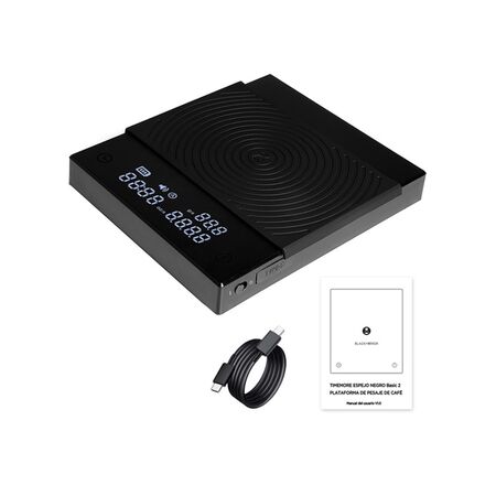 Balanza de Café Plus Timemore con temporizador 