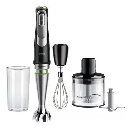 Minipimer Braun Mq9135xi 1200w Pica Hielo Negro