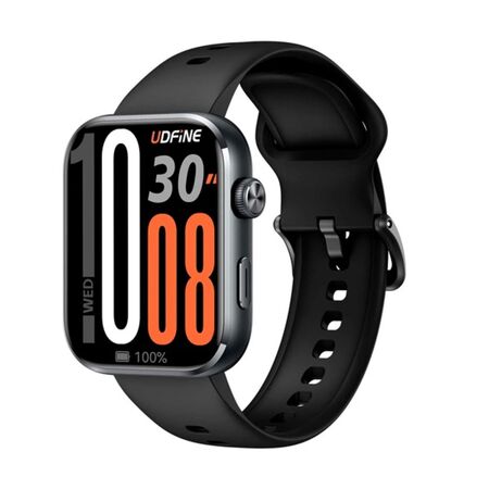 Smartwatch Udfine Starry 2 1.93" Full HD Bluetooth Aluminio Negro
