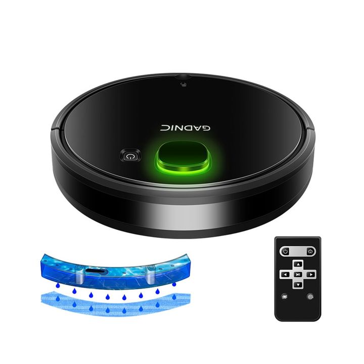 Aspiradora Robot Gadnic Potente Succión Sensor Anti Caídas Filtro HEPA Lavable Depósito Extraíble - Vista 7