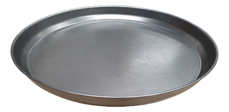 Set De 10 Pizzeras Gastronomica Chapa Liviana Lozafer 36 Cm Plateado