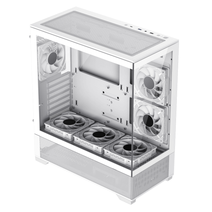 Gabinete Gamemax Vista aw 6Fan ARGB E-ATX Blanco - Vista 11