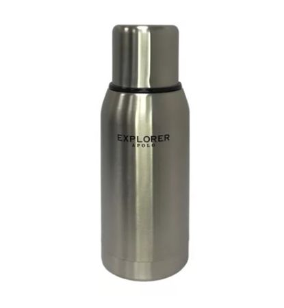 Termo Apolo Explorer 750 Ml Acero Inoxidable Pico Cebador Plata