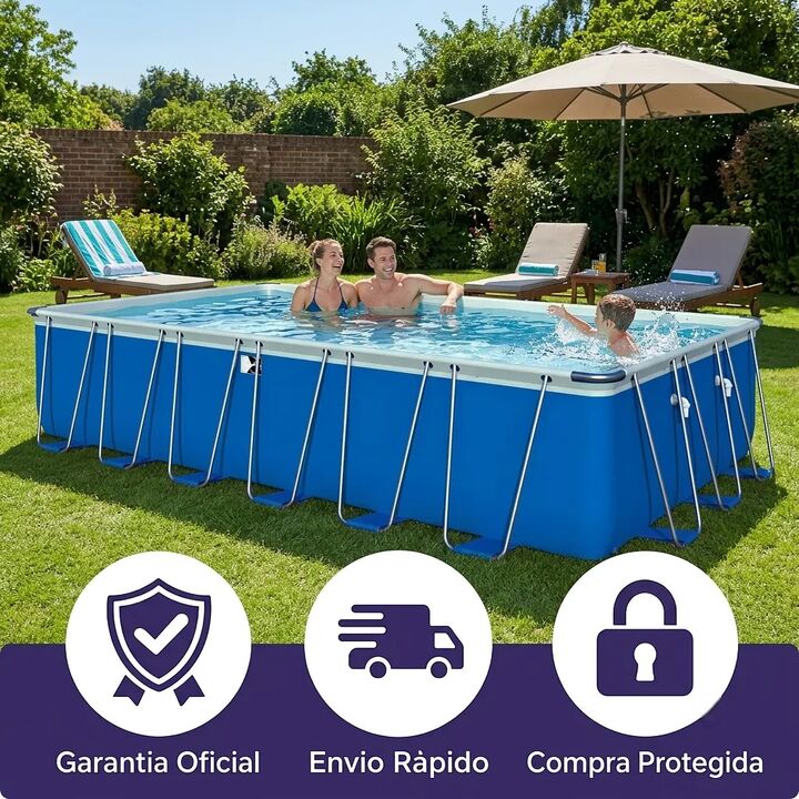 Pileta De Lona Grande Pelopincho Rc27 27000 Lts Familiar - Vista 8