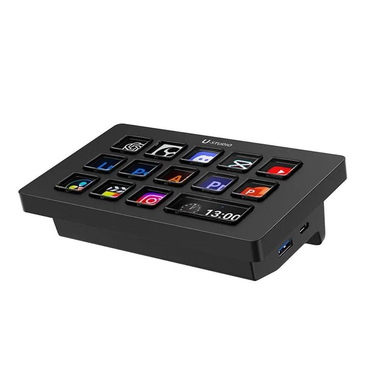 Stream Deck Ulanzi D200H 14 Teclas LCD con Hub 7 en 1 - Vista 2