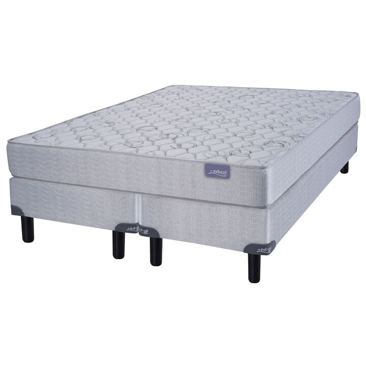 Colchon y Sommier Inducol Linea Dorada Super Queen 160x200x24 Espuma de Alta Densidad Firme - Vista 2