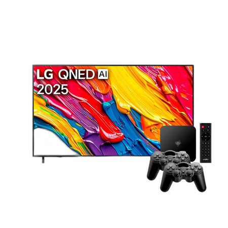 Combo Smart TV LG QNED 55" 4K UHD + Consola Retro Level Up Retroplay LT 8GB