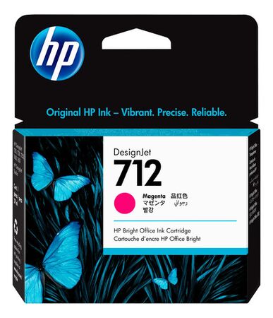 Cartucho De Tinta Hp 712 Magenta 3ed68a Plotter T210 T650
