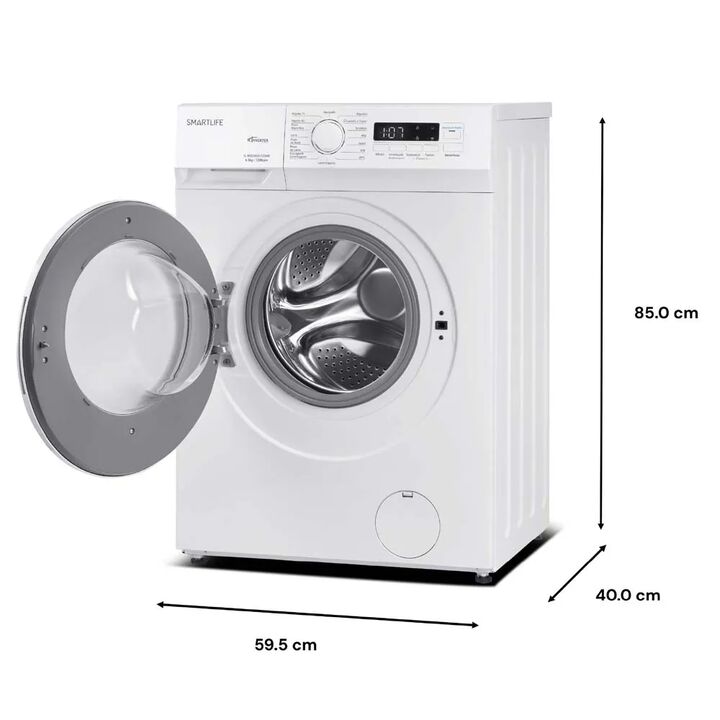 Lavarropas SmartLife SL-WM26I0651200W 6.5 Kg Inverter Blanco - Vista 3