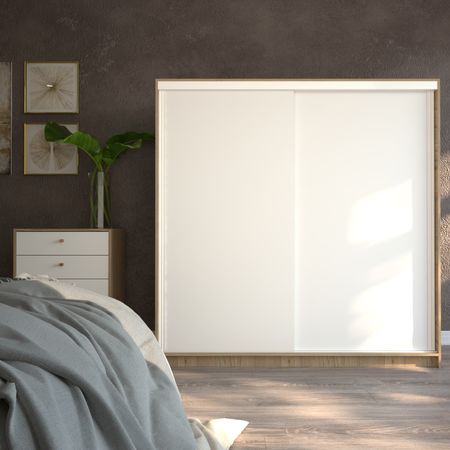 Placard Corredizo 1,80 2caj Olmo F.|everest