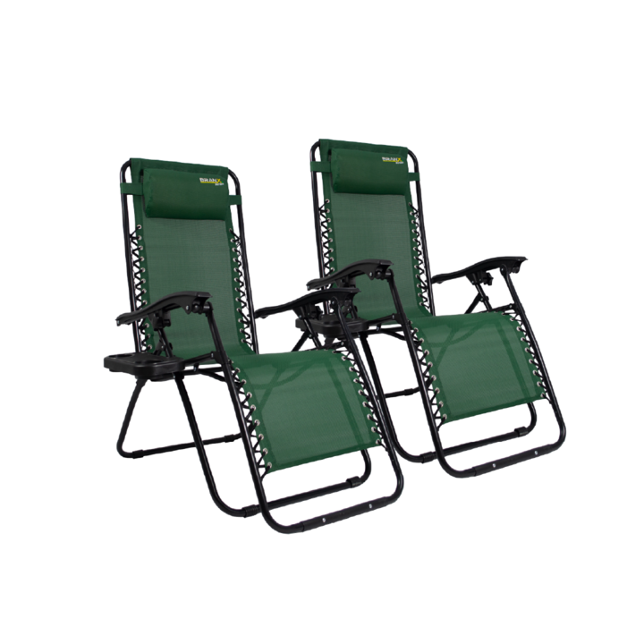 Reposera Plegable X2 Branx Gravedad Cero Con Mesa Auxiliar - Vista 3