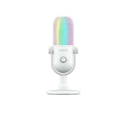 Microfono Razer Seiren V3 Chroma RGB USB White Edition